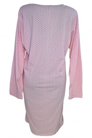 Camasa de noapte cu maneca lunga pentru alaptat 0511018C, Coral [3]