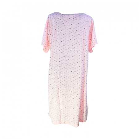 Camasa de noapte, cu maneca scurta, cu flori, pentru alaptat 3294C2, Coral [3]