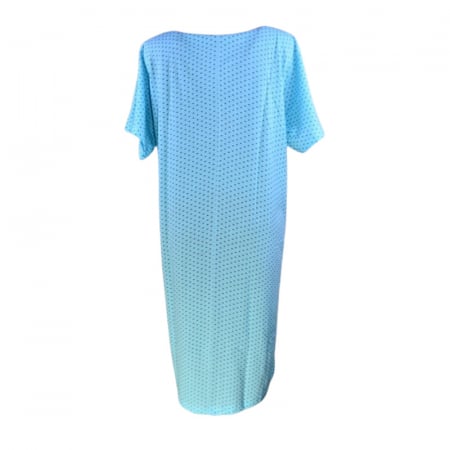 Camasa de noapte, cu maneca scurta, cu stelute, pentru alaptat, Sevgi 3254A, Albastru [3]
