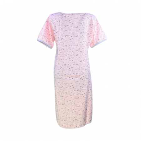 Camasa de noapte, cu maneca scurta, pentru alaptat, Sevgi 3295R, Roz [2]