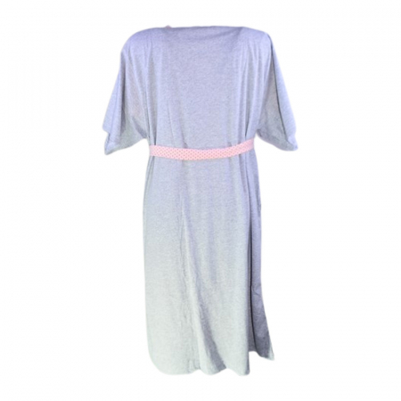 Camasa de noapte cu buline, pentru alaptat, cu halat Sevgi 617C, Coral [2]