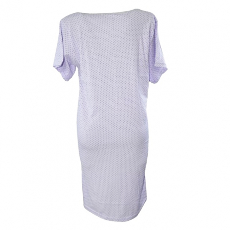 Camasa de noapte cu maneca scurta pentru alaptat Sevgi 3251, Mov [1]