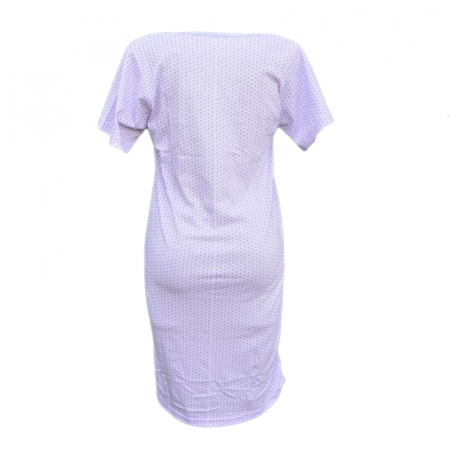 Camasa de noapte cu maneca scurta pentru alaptat Sevgi CAS-3, Mov [2]