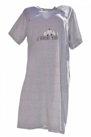 Pijamale si camasi gravide - Camasa de noapte pentru alaptat 3197R, Roz