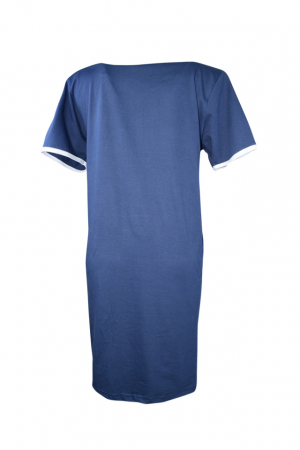 Camasa de noapte pentru alaptat Marcinkowski 3026A, Bleumarin [1]