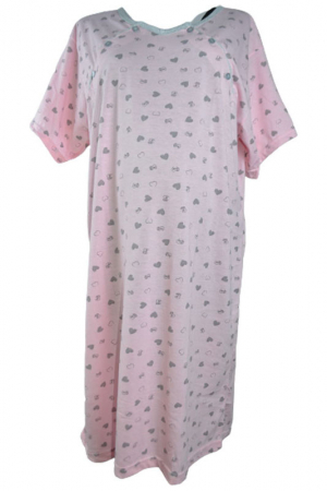 Pijamale si camasi gravide - Camasa de noapte pentru alaptat Sevgi CNA030823-2, Roz