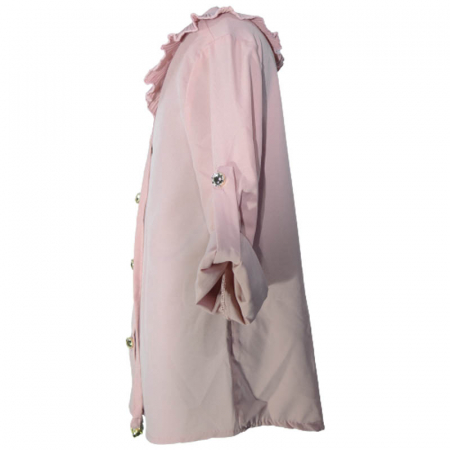 Camasa eleganta cu maneca lunga pentru fete Misslina 4628-R, Roz [3]