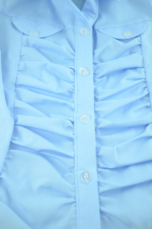 Camasa eleganta cu maneca lunga pentru fete MB HANNA MBH39-128, Albastru [1]