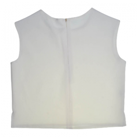 Bluza fara maneci pentru fete Mini Junior 300323-4, Crem [1]