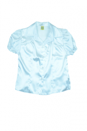 Îmbrăcăminte fete - Camasa eleganta cu maneca scurta pentru fete MB Hanna MBH-001-134, Alb