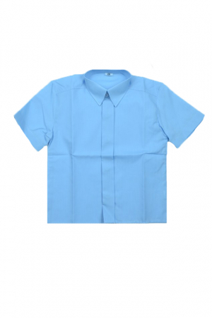 Camasi maneci scurte - Camasa cu maneca scurta pentru baieti Jankes JNK-005-86, Albastru
