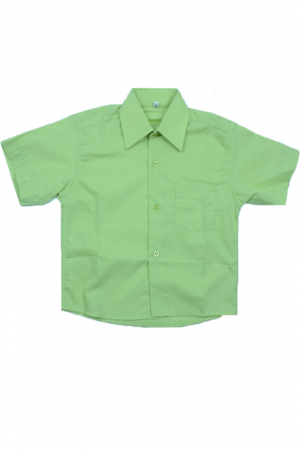 Camasi maneci scurte - Camasa cu maneca scurta pentru baieti LA Kids CFLK001-80, Verde