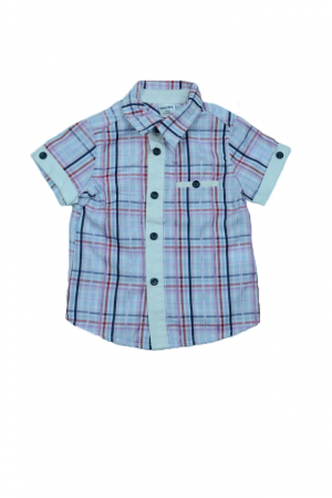 Camasi maneci scurte - Camasa cu maneca scurta pentru baieti Wendee BV02300144-74, Multicolor