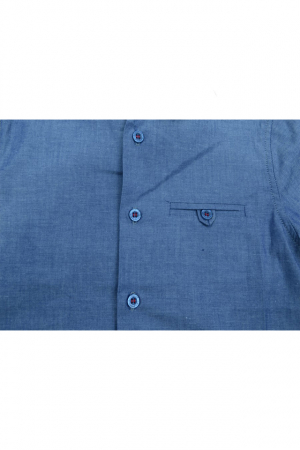 Camasa cu maneca scurta pentru baieti GT GT 3737-98, Albastru [1]