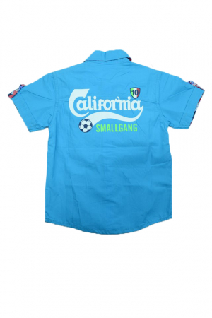 Camasa cu maneca scurta pentru baieti Happy House ACC185AL-110, Albastru [1]