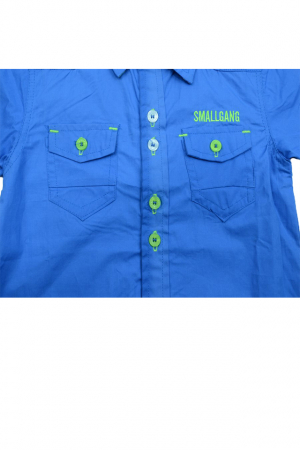 Camasa cu maneca scurta pentru baieti Happy House ACC187T-98, Albastru [1]