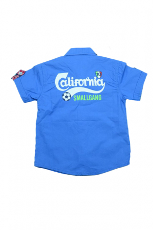 Camasa cu maneca scurta pentru baieti Happy House ACC187T-98, Albastru [3]