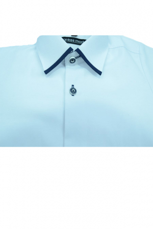 Camasa cu maneca scurta pentru baieti Jankes JKS26-A-98, Alb [1]
