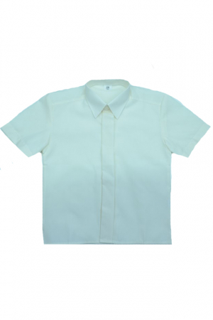 Camasi maneci scurte - Camasa cu maneca scurta pentru baieti Jankes JNK001-98, Crem