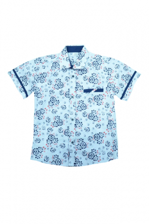 Camasi maneci scurte - Camasa cu maneca scurta pentru baieti Kada 26-640A1-128, Multicolor