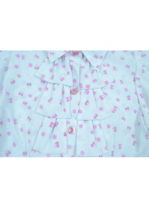 Camasa cu maneca scurta pentru fete MB Hanna MBH-003-140, Alb [1]