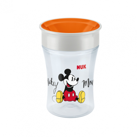 Biberoane si tetine - Cana anti curgere 230 ml 8+ luni Nuk Magic Cup Mickey Mouse 255403P