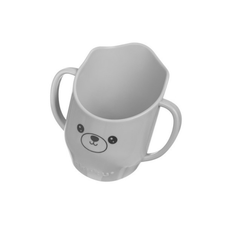 Cana ergonomica pentru copii, pentru a invata sa bea, 150 ml Akuku, A0695, Gri [2]