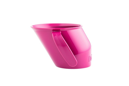 Cana ergonomica pentru copii, pentru a invata sa bea, 200 ml Doidy Cup, 000036, Roz [3]