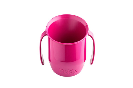 Cana ergonomica pentru copii, pentru a invata sa bea, 200 ml Doidy Cup, 000036, Roz [1]