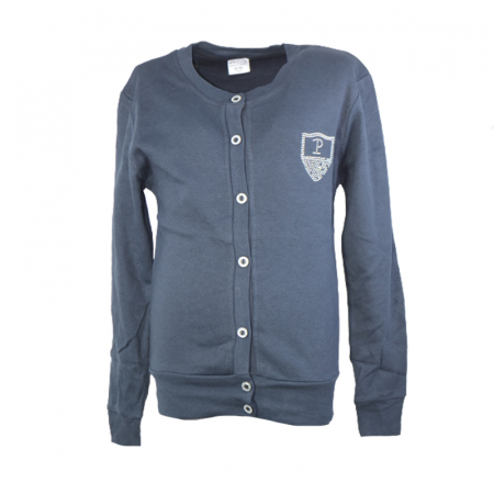Bolero, cardigane si pulovere fete - Cardigan cu maneca lunga pentru fete Mini Junior CRDG-1, Bleumarin