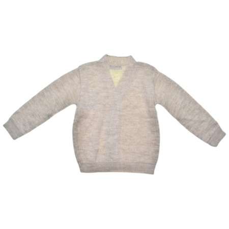 Cardigan cu maneca lunga, pentru baieti, Mini Junior, CRG2808C, Crem [1]