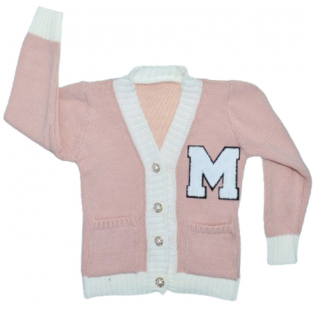 Îmbrăcăminte fete - Cardigan cu maneca lunga pentru fete New Collection 2324, Roz