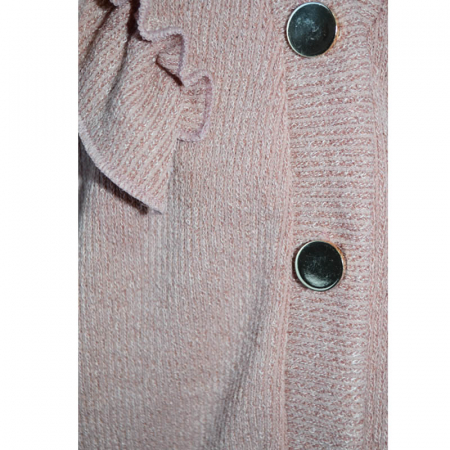Cardigan cu maneca lunga pentru fete DHenim D1286-R, Roz [2]