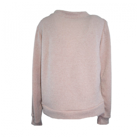 Cardigan cu maneca lunga pentru fete DHenim D1286-R, Roz [1]