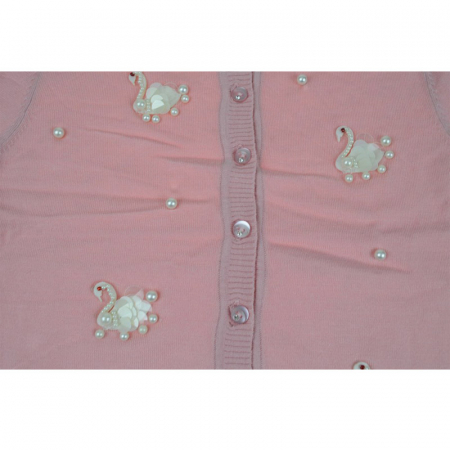 Cardigan cu maneca lunga pentru fete Happy House BL305R-128-cm, Roz [1]