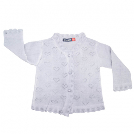 Îmbrăcăminte fete - Cardigan cu maneca lunga pentru fete Mini Junior CPFML-5426, Gri