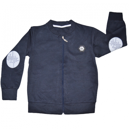 Cardigane si pulovere baieti - Cardigan cu maneca lunga pentru baieti OLC SVR BB1041, Bleumarin
