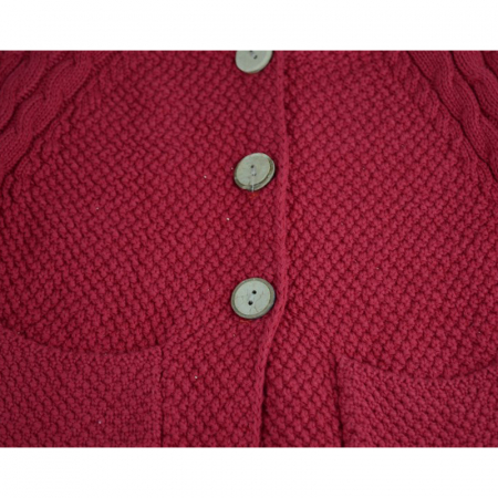 Cardigan cu maneca lunga pentru fete Vitamins BV-1-86-cm, Rosu [1]