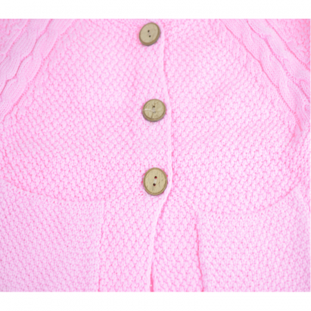 Cardigan cu maneca lunga pentru fete Vitamins BV-3-86-cm, Roz [2]
