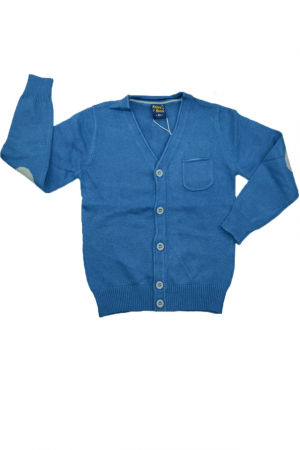 Cardigane si pulovere baieti - Cardigan cu maneca lunga pentru baieti Happy House BL-212A-104, Albastru