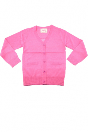 Bolero, cardigane si pulovere fete - Cardigan cu maneca lunga pentru fete Happy House BL-165R-116-cm, Roz