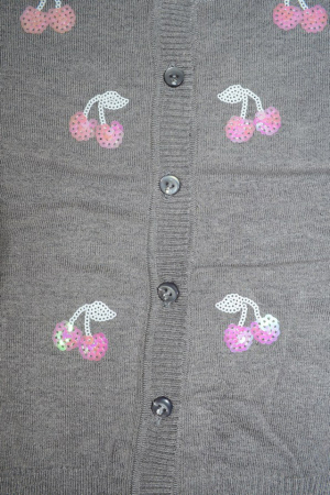 Cardigan cu maneca lunga pentru fete Happy House BL-273G-98, Gri [1]