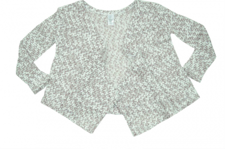 Bolero, cardigane si pulovere fete - Cardigan cu maneca lunga pentru fete Umbo UMB48-128-cm, Bej