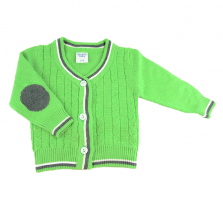 Cardigane si pulovere baieti - Cardigan cu maneca lunga pentru baieti Vitamins 4008V-74, Verde