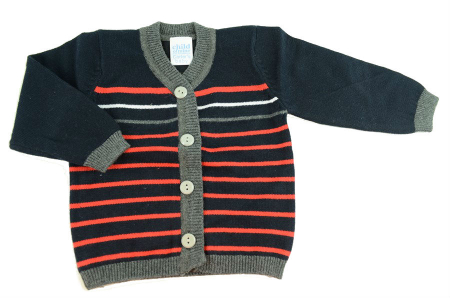 Cardigane si pulovere baieti - Cardigan cu maneca lunga pentru baieti Vitamins TR-002-74, Bleumarin