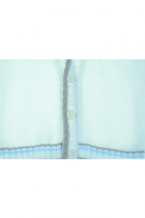 Cardigan cu maneca lunga pentru baieti Artex CFA3-80-cm, Alb [1]