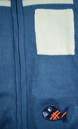 Cardigan cu maneca lunga pentru baieti Camiza CMZA2A-140, Albastru [1]