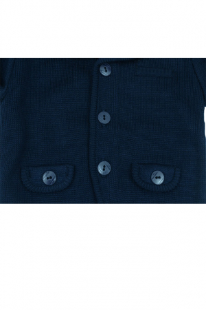 Cardigan cu maneca lunga pentru baieti Christopher Baby Club 4822B-80, Bleumarin [3]