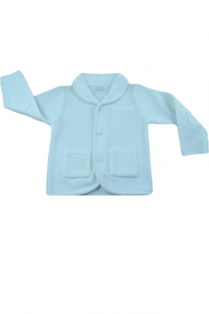 Cardigane si pulovere baieti - Cardigan cu maneca lunga pentru baieti Christopher Baby Club 5133A-74-cm, Alb