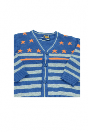 Cardigan cu maneca lunga pentru baieti Happy House BL-208A-92, Albastru [1]